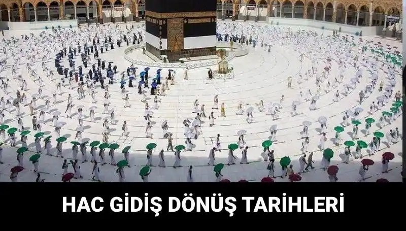 2025 Hac Sezonu: Hac İçin Gidiş Dönüş Tarihleri Açıklandı