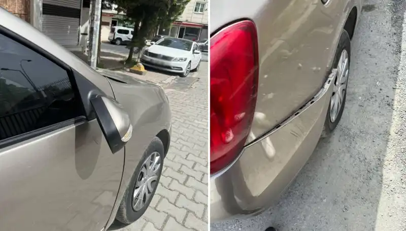 Motosikletli Maganda Sakin Mahallede Olay Çıkardı!