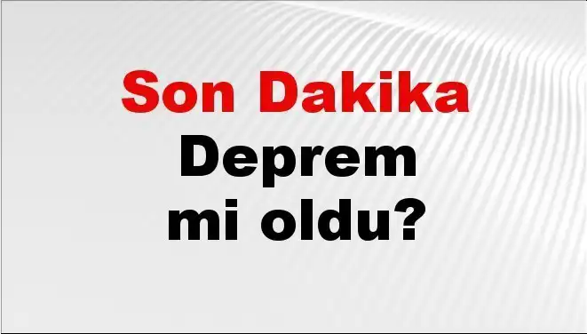 Kütahya'da Son Deprem: AFAD ve Kandilli Verilerine Göre Ne Oldu?