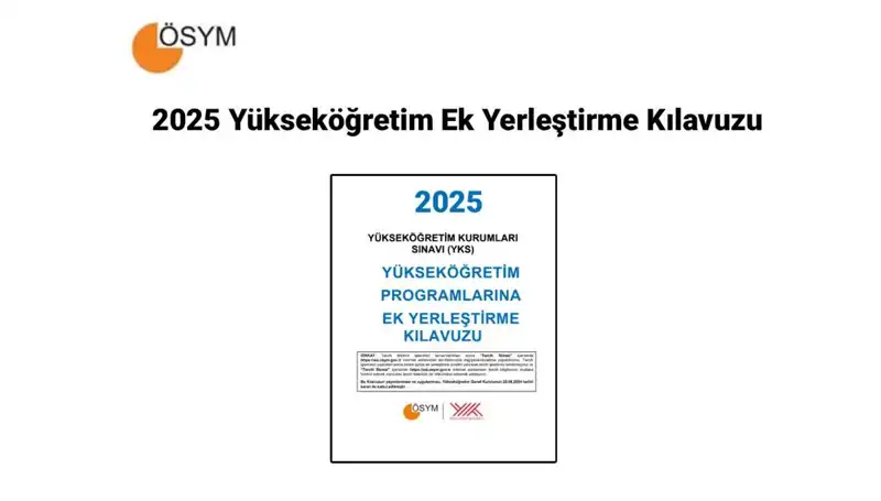 2025 Yükseköğretim Ek Yerleştirme Kılavuzu ve Tüm Detaylar!