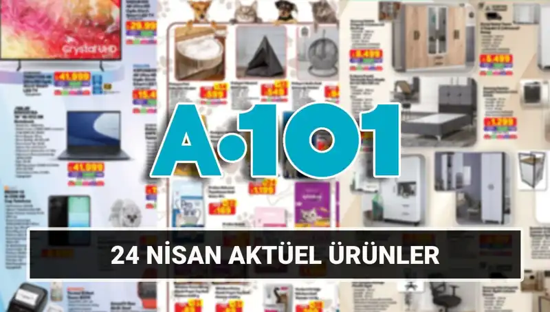 A101 Aktüel Kataloğu 24 Nisan'da Yepyeni Ürünlerle Satışta!