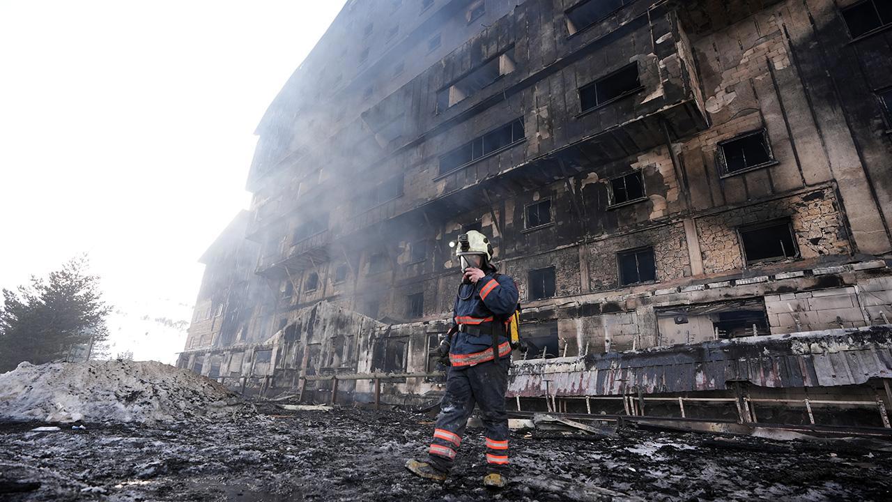 Kartalkaya'daki otel yangınına ilişkin itfaiye raporu tamamlandı