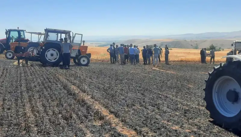 Yozgat'ta 100 Dönüm Ekin Yandı: Tarımda Büyük Kayıp
