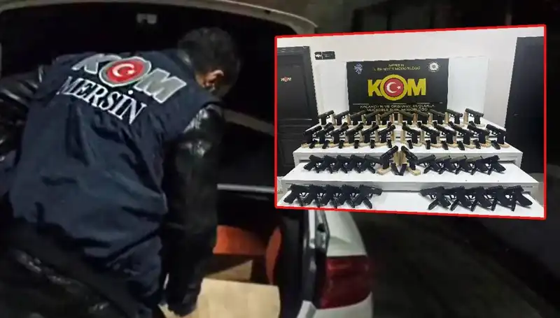 Mersin'de Tuhaf Olay: Otomobil Yerine Silah Deposuyla Karşılaşıldı