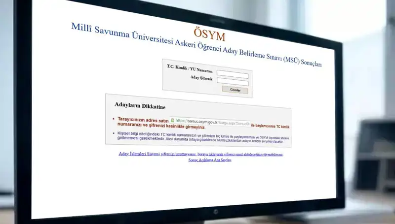 2025 MSÜ Sınav Sonuçları Açıklandı mı? ÖSYM AİS ile Sorgulama Nasıl Yapılır?