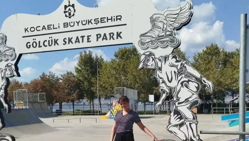 Kocaeli'de Kaykay Parkına Mattia Ahmet Minguzzi'nin Anısı Kazandırıldı