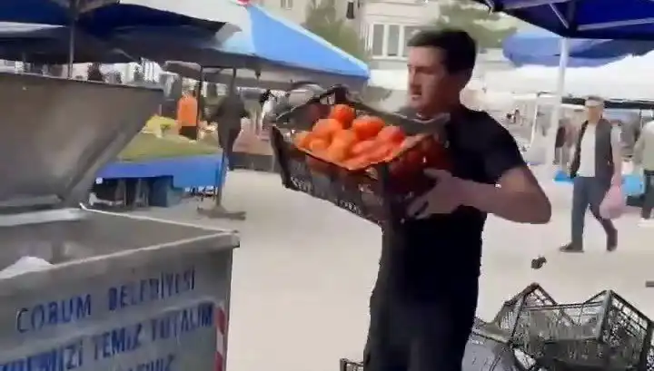 Domatesleri Çöpe Döken Pazarcıya Uygulanan Rekor Ceza ve Vaka Detayları